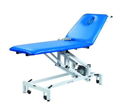 Sunflower 2-Section Hydraulic Medical Plinth - Grey- Variable Height