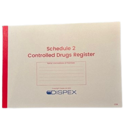 Controlled Drugs Register - A4 Size