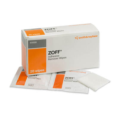 Zoff Adhesive Remover Wipes (Sachets) - x 20