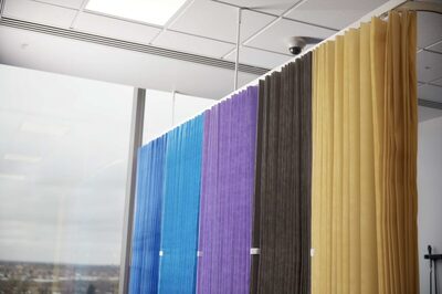 Standard 4.5M x 2M U-Fit Fantex Curtain Cream