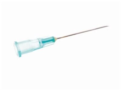 HYPODERMIC NEEDLE BLUE 23G X 25MM - X 100 x100