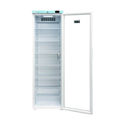 Lec 400L Pharmacy Plus Bluetooth Enabled Upright Fridge with Glass Door