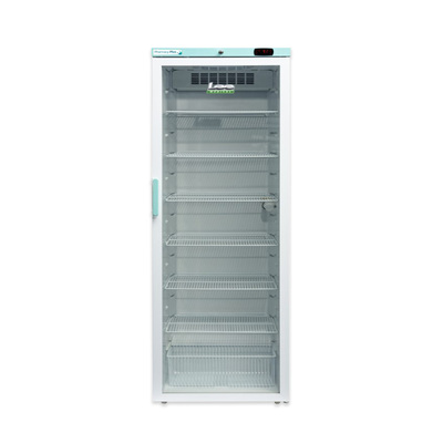 LEC 400L Pharmacy Plus Bluetooth Enabled Upright Fridge with Glass Door