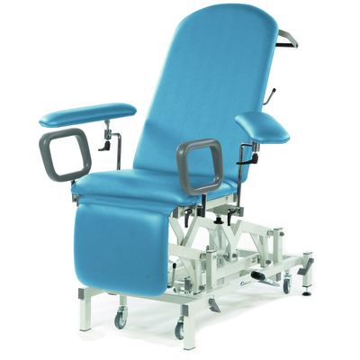 MEDICARE PHLEBOTOMY COUCH - ELECTRIC Sky Blue