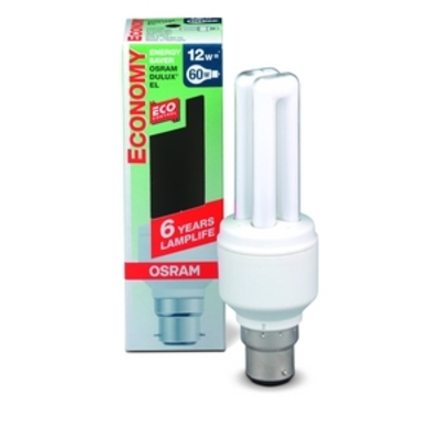 CFL 20W B22 TUBE BULB 2700K 8000 HOURS x1