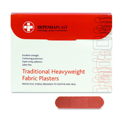 Fabric Plasters 7.5cm x 2.5cm x100