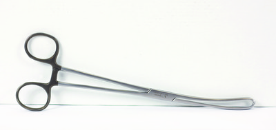 Teales Vulsellum Forceps Curved 23cm x 10