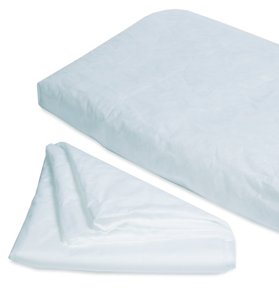 Disposable Non-Woven Bed Sheets x 100 White