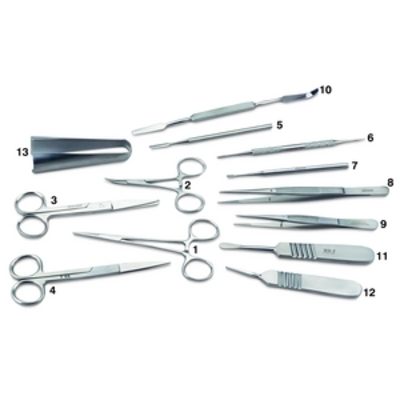 2. Halstead Mosquito Forceps Curved	 13cm