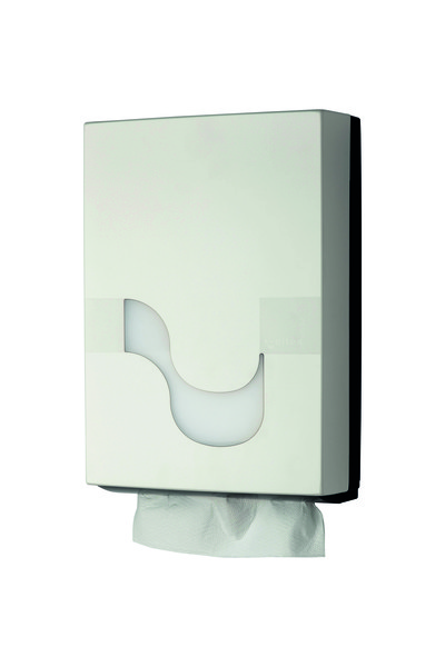 Megamini White Dispenser For Folded hand Towel