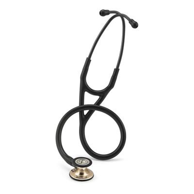 3M Littmann Cardiology IV Diagnostic Stethoscope - Black with Champagne Chestpiece Black with Champagne Finish