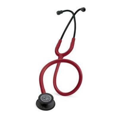 3M Littmann Classic III Monitoring Stethoscope Burgundy with Black Chestpiece